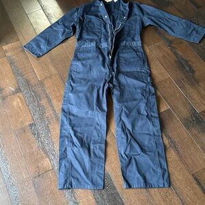 Schmidt workwear unlined coveralls men’s size medium short navy blue outdoor job